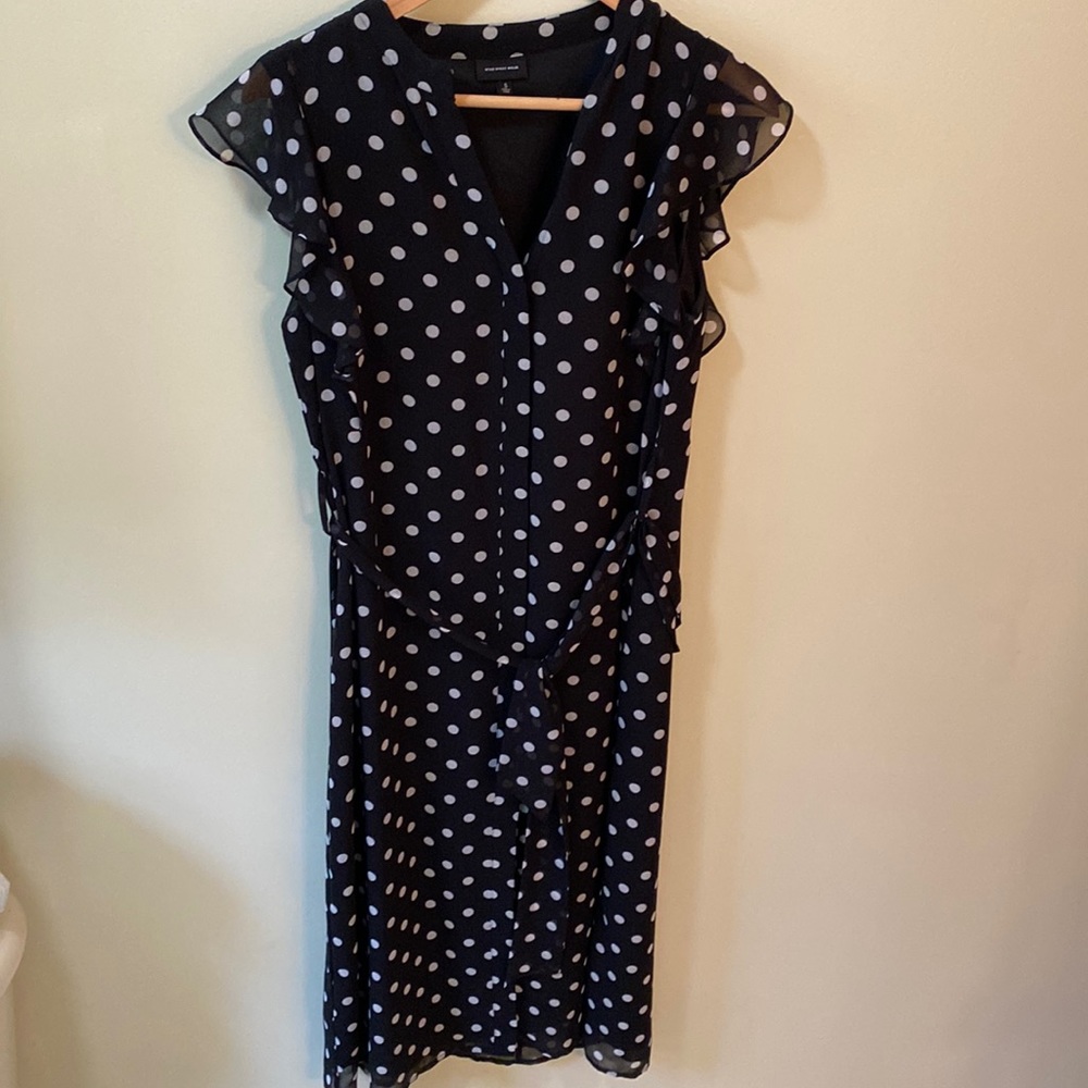 Polka dot work dress